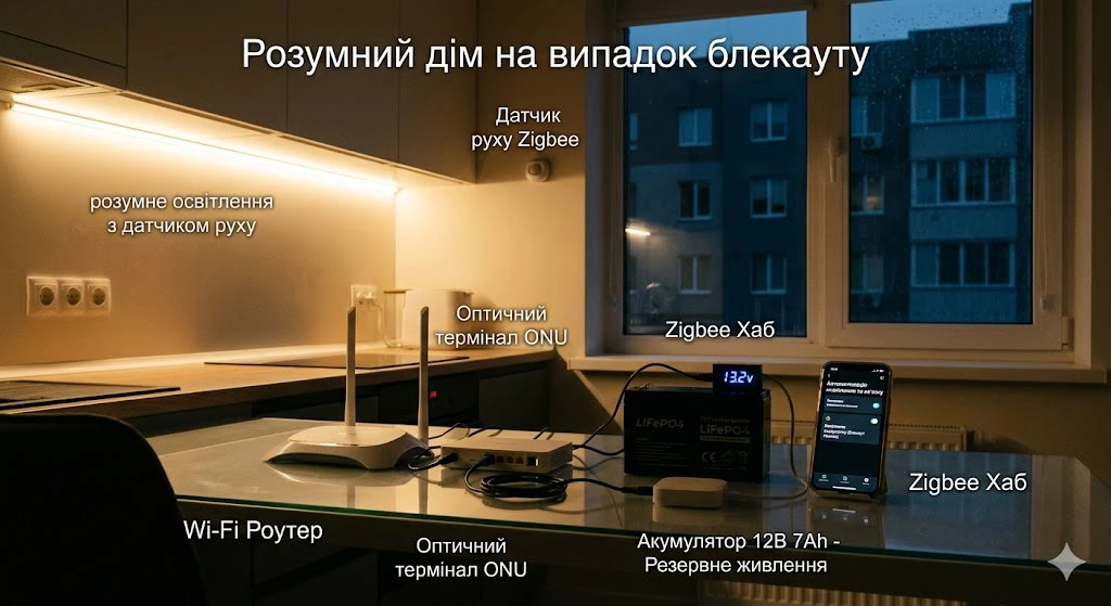 Розумний дім при блекауті