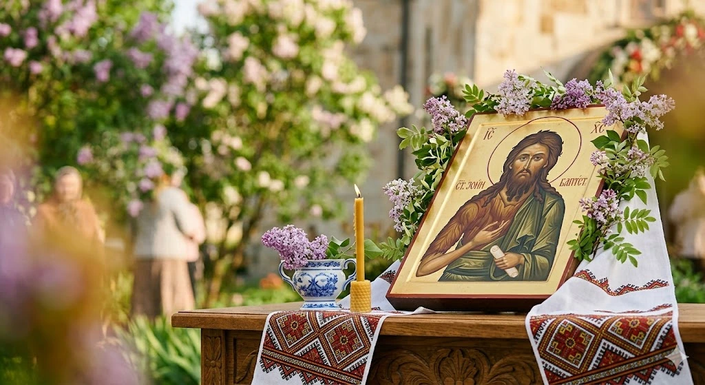 Священник з чашею на службі