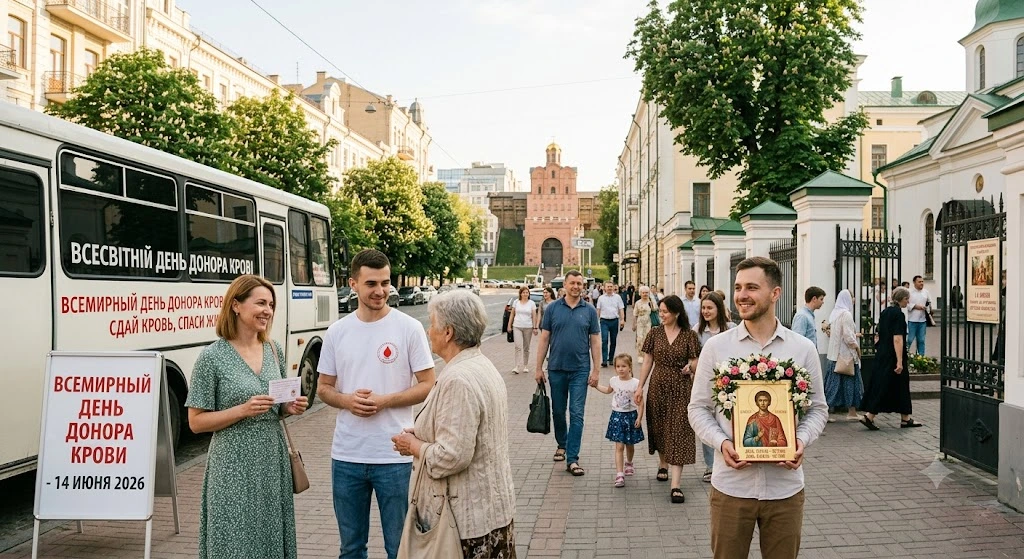 Акция доноров и прихожане