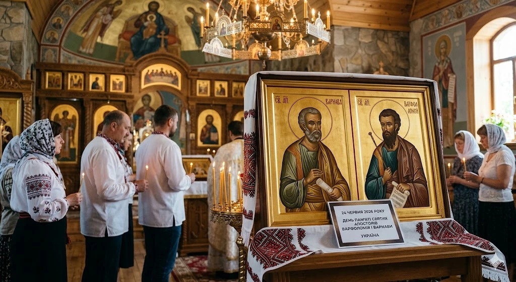 Ікона апостолів у храмі
