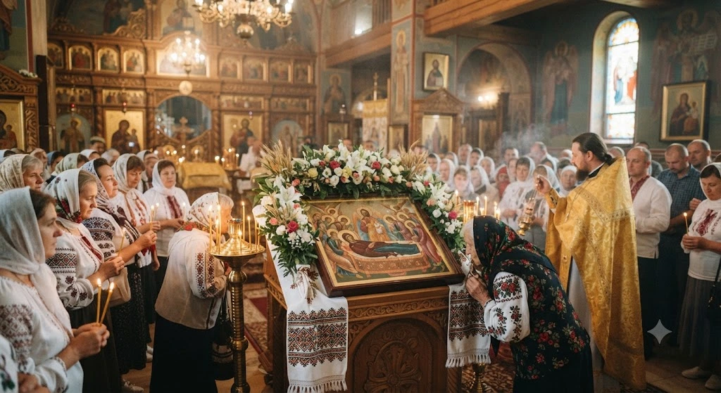 Богослужение в день Успения