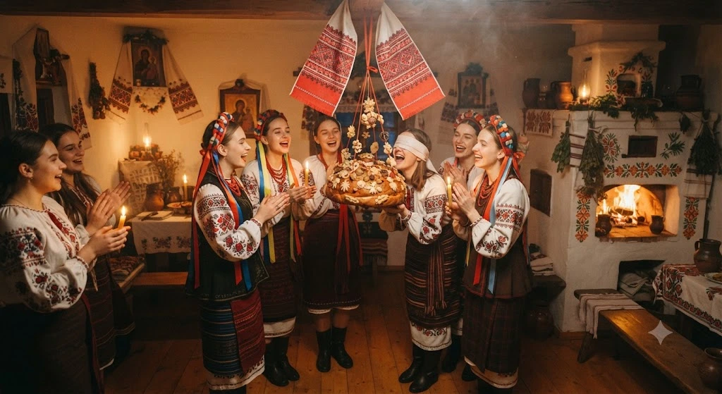 Дівчата кусають калиту
