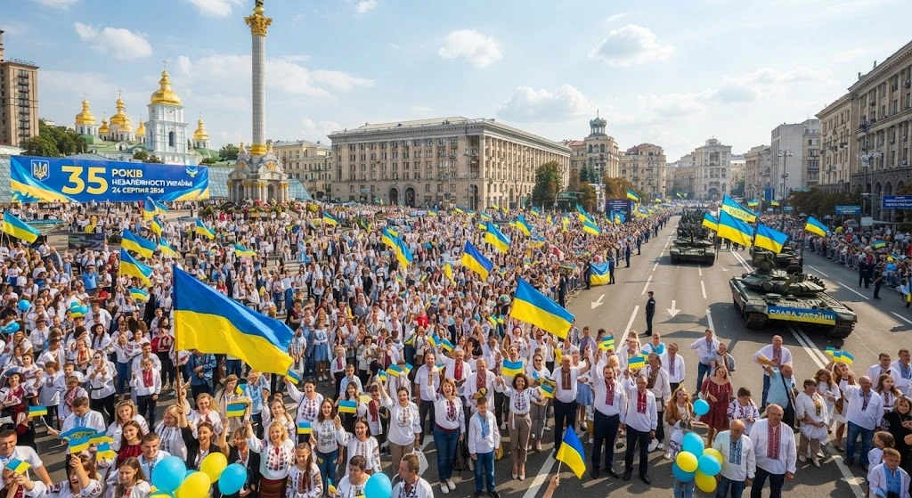 Масштабный парад Независимости Украина