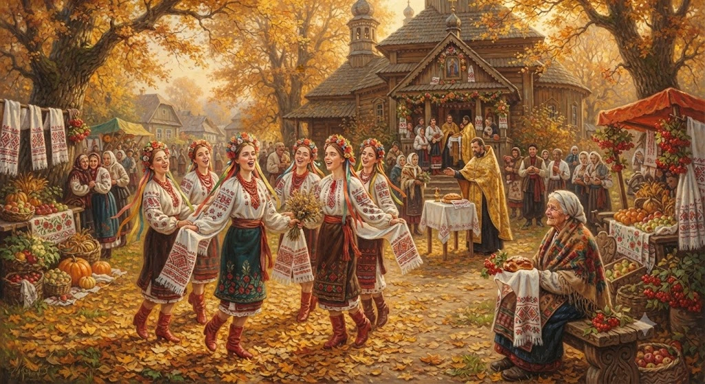Народные гуляния на Покрову