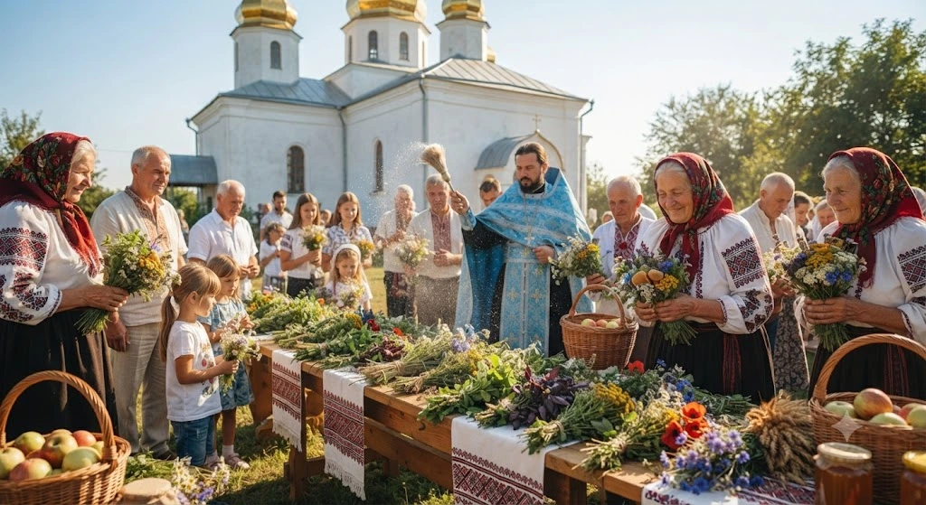 Освящение трав и цветов
