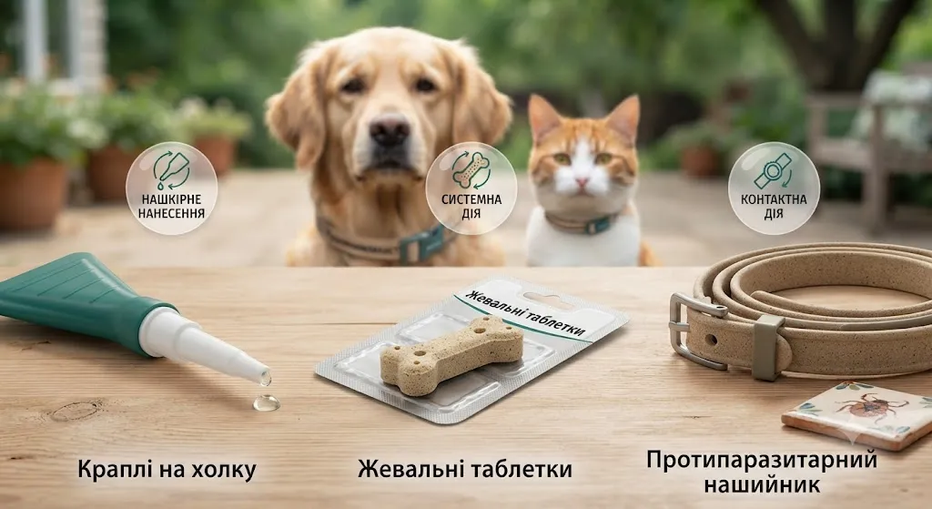 Способы защиты от паразитов (капли, таблетки, ошейник)