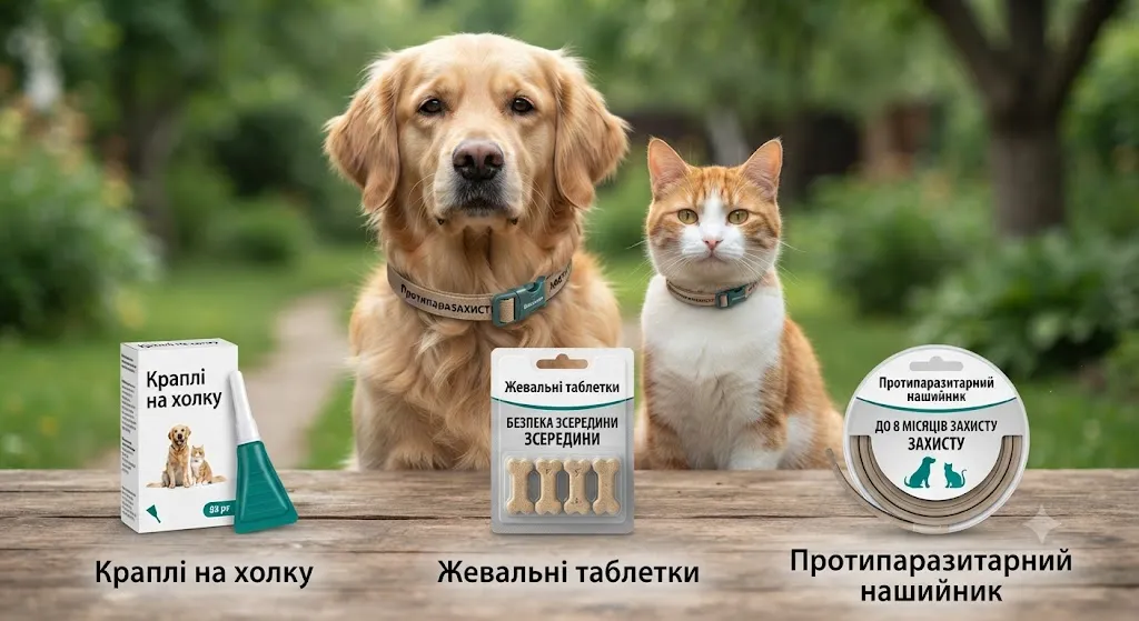 Защита собак и кошек от клещей