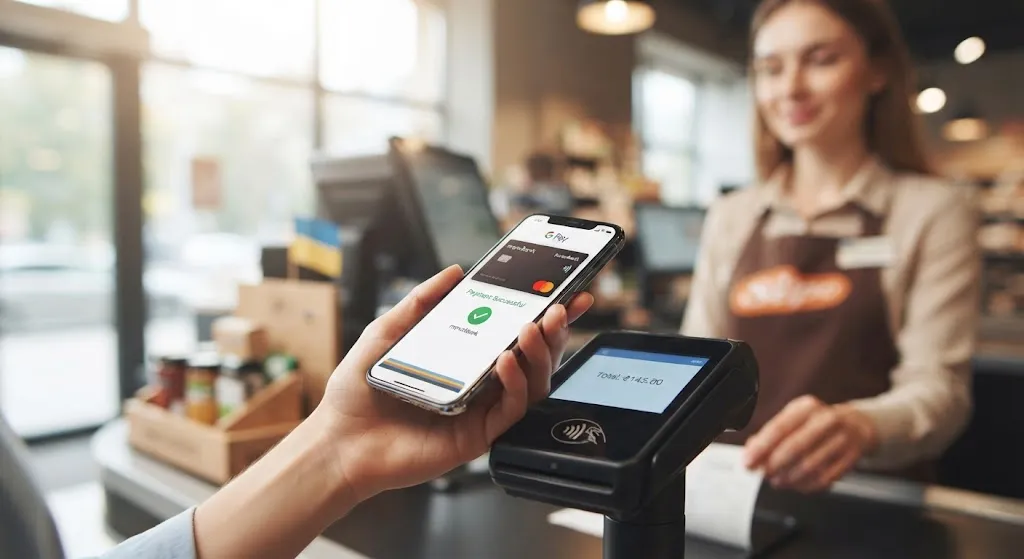 Настройка NFC в меню телефона
