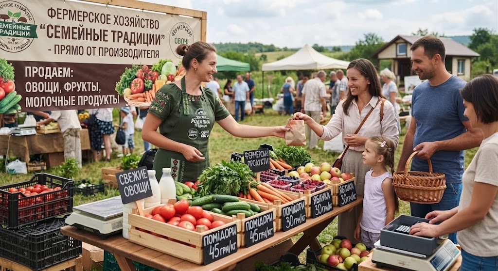 Продажа фермерских овощей
