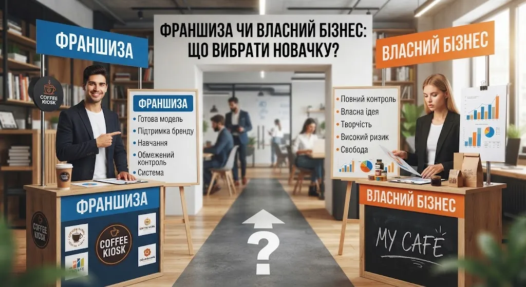 Выбор между франшизой и бизнесом