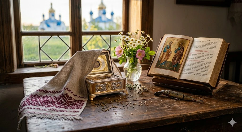 Стол, книга, окно