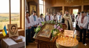 Весняна літургія в церкві