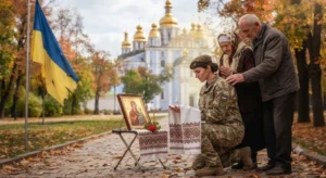 Молитва за Україну біля собору