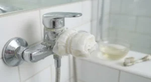 Компресс из уксуса на смесителе