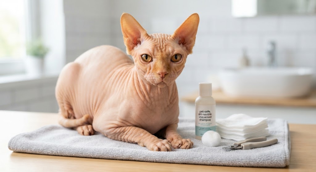 Сфинкс в желтом свитере