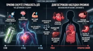 Сравнение пользы и вреда энергетиков